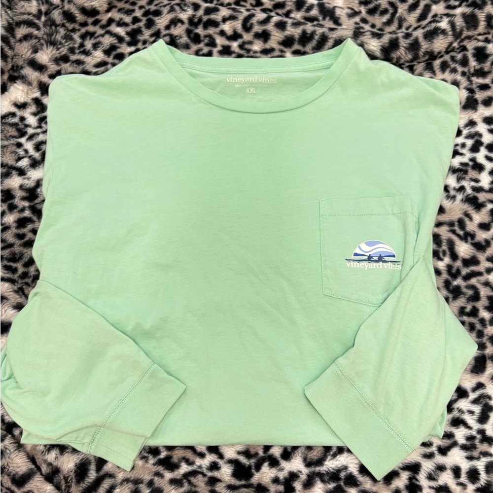 Vineyard Vines Mint Green Long Sleeve Shirt